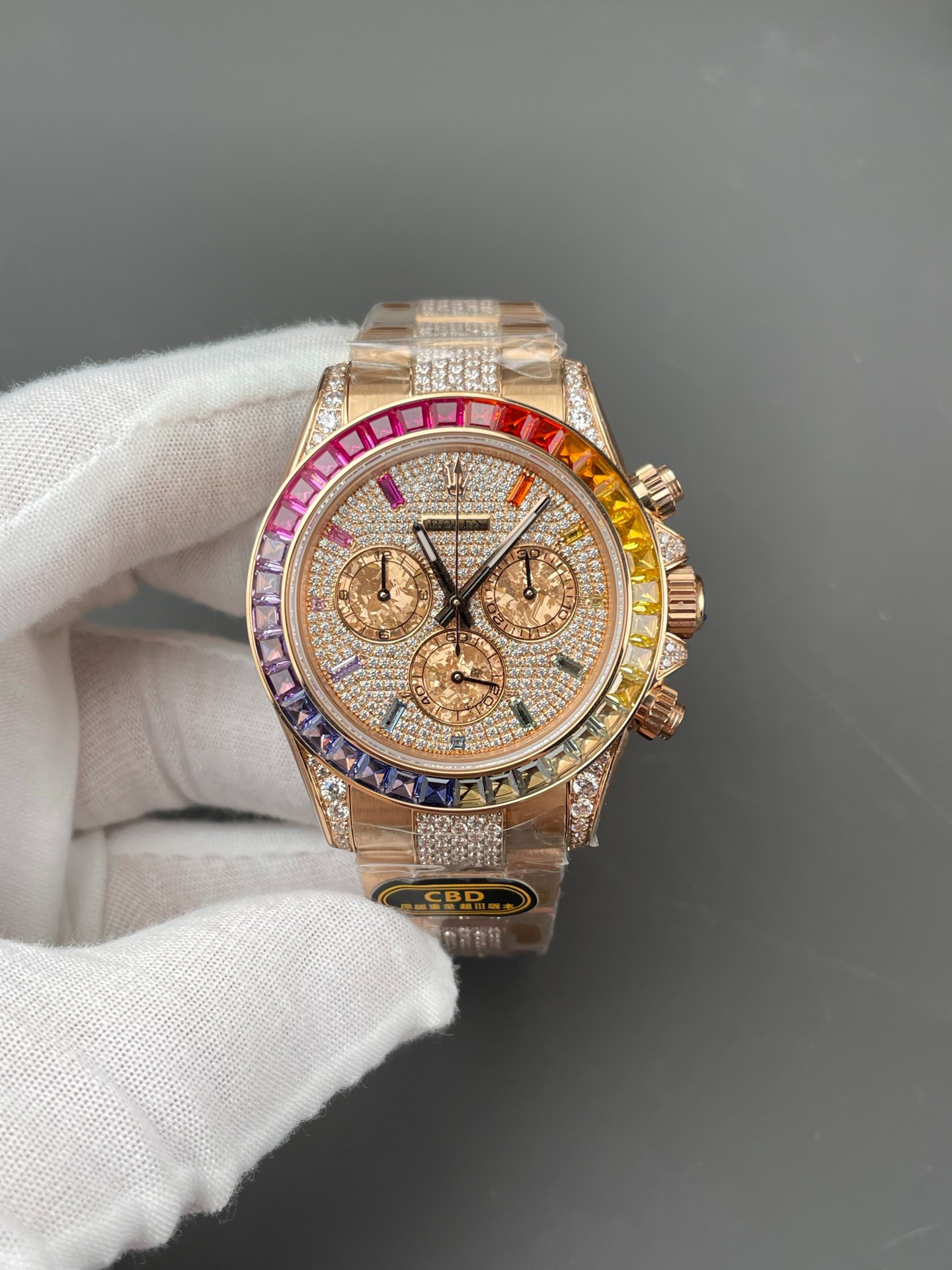 Daytona Rainbow · Rose Gold · Coloured Sapphires 2